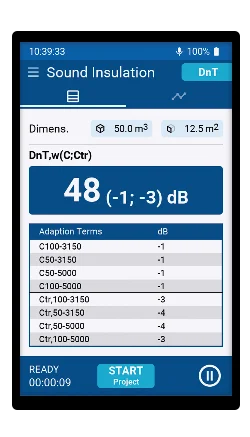 หน้าจอ XL3 ผล DnT,w